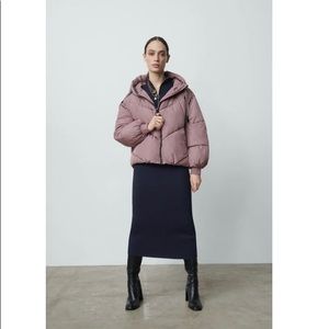 Zara Water Repellent Puffer Jacket